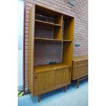 A teak room divider