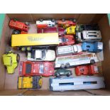A collection of model vehicles including die-cast