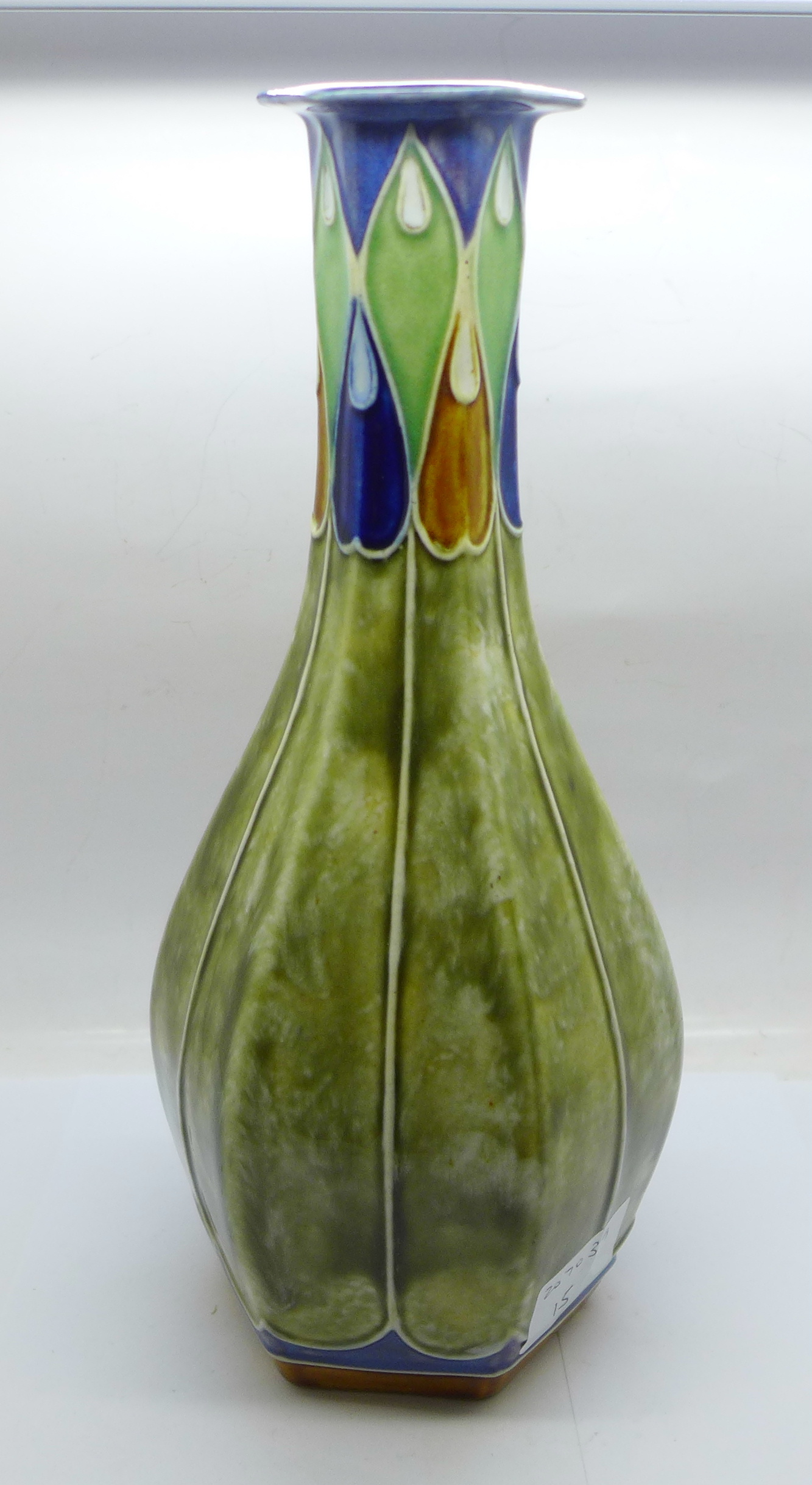 A Royal Doulton Lambeth Art Nouveau vase, 27cm - Image 3 of 5