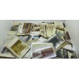 Postcards; selection of Real Photographic postcards (110)