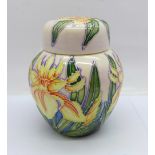 A Moorcroft Windrush ginger jar, 10.5cm