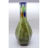 A Royal Doulton Lambeth Art Nouveau vase, 27cm