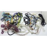 Vintage bead necklaces