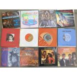 Thirty-seven 7" vinyl singles, Status Quo and Queen, most with picture sleeves