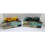 Two Scalextric Vintage Car Racing cars, Bentley C.64 and Alfa Romeo (1933) C.65, boxed