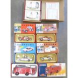 A collection of model cars including Vanguards and Oxford die-cast limited editions (6)