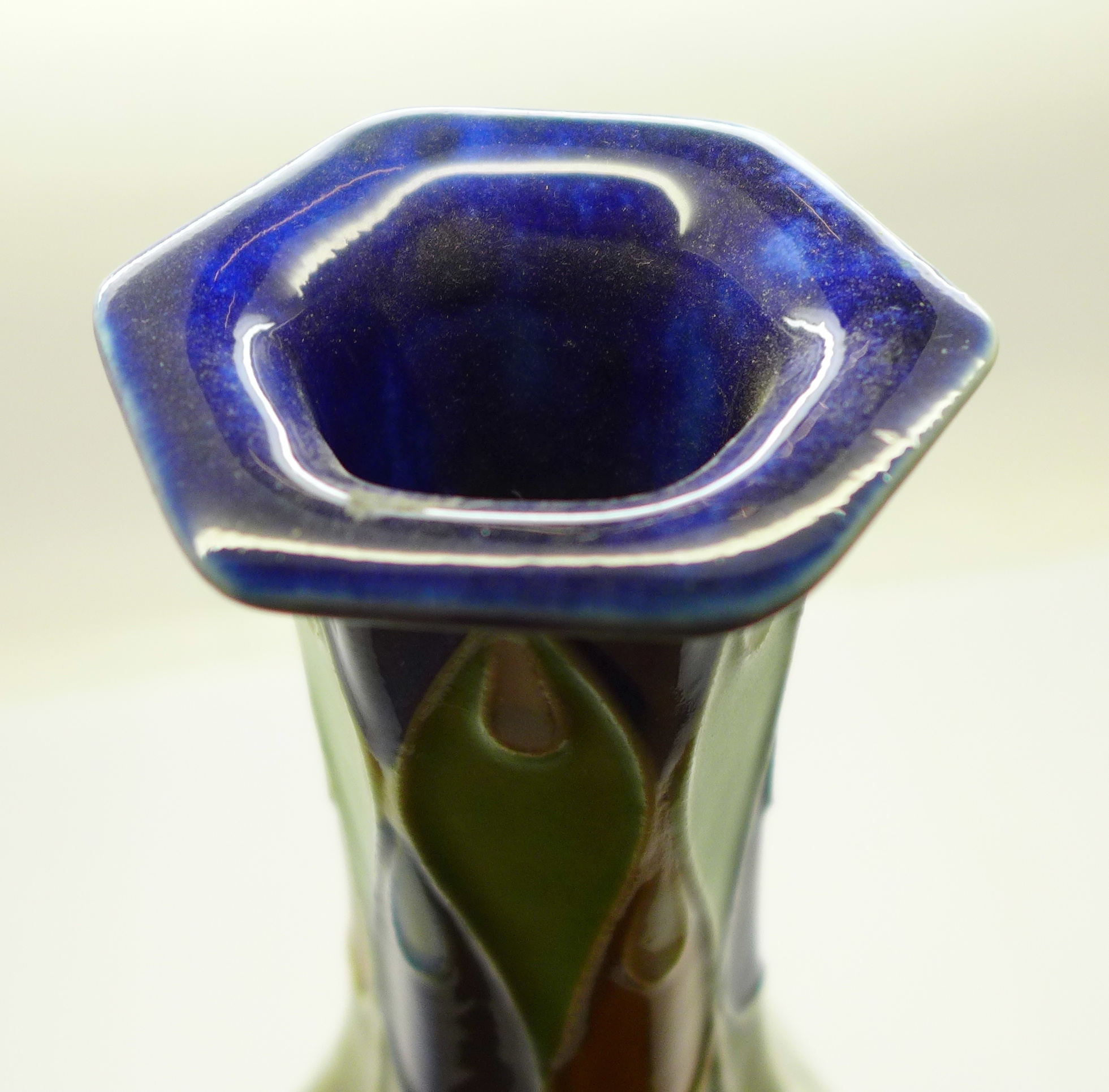 A Royal Doulton Lambeth Art Nouveau vase, 27cm - Image 4 of 5