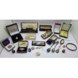 Jewellery, etc., including silver