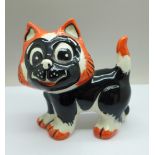 Lorna Bailey Pottery, ?Cutie the Cat?, 12cm, signed on the base