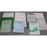 British Railways lecture notes and drawings, 1958 and other railway magazines