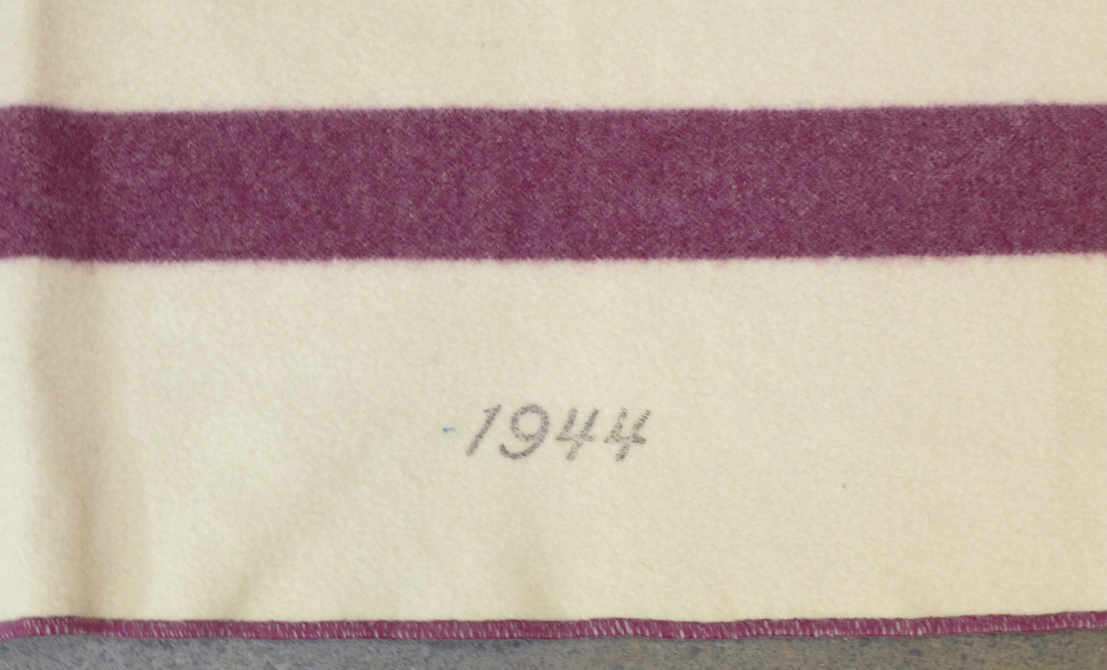 A U.S. Army Medical Department blanket, marked 1944 - Image 3 of 5