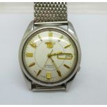 A Seiko 5 automatic wristwatch, 21 jewels