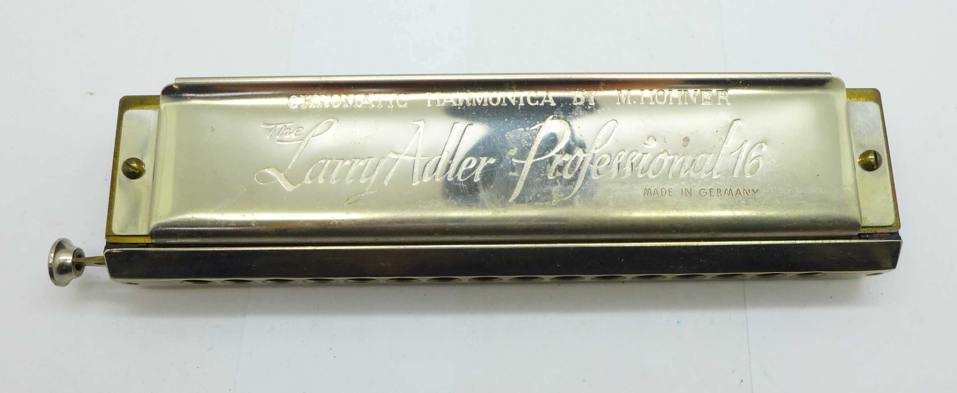 Two Hohner The Larry Adler Professional 16 chromatic harmonicas, boxed - Image 5 of 6