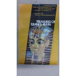 Tutankhamun: an original British Museum exhibition poster, The Treasures of Tutankhamun, 1972