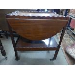 An Edward VII mahogany trolley