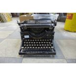 An Underwood typewriter