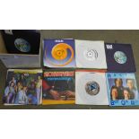 1970's 7" vinyl singles, The Sweet, Mud, Racey, Smokie, Rubettes and Shawaddywaddy (40+)