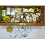 Wristwatch and pocket watch movements, etc.