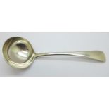 A silver ladle, Sydney & Co., London 1903, 77g