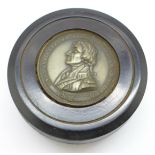A modern snuff box commemorating Admiral Nelson