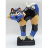 Lorna Bailey Pottery - ?Rafa the Cat?, 14cm, signed on the base