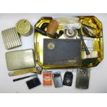 Cigarette lighters, cases and smoking items