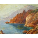 Italian School, Capri coastal scene, oil on panel, 50 x 65cms, unframed