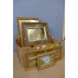 Assorted paintings, frames and mirrors