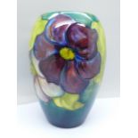 A Moorcroft anemone vase, 18cm