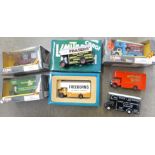 Corgi Bedford Luton Van model vehicles, four boxed