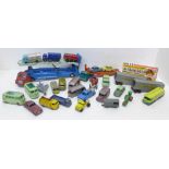 Lesney, Matchbox die-cast model vehicles and two Zebra Toys Royal Coaches