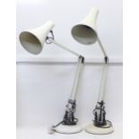 A pair of vintage Anglepoise Model 90 desk lamps
