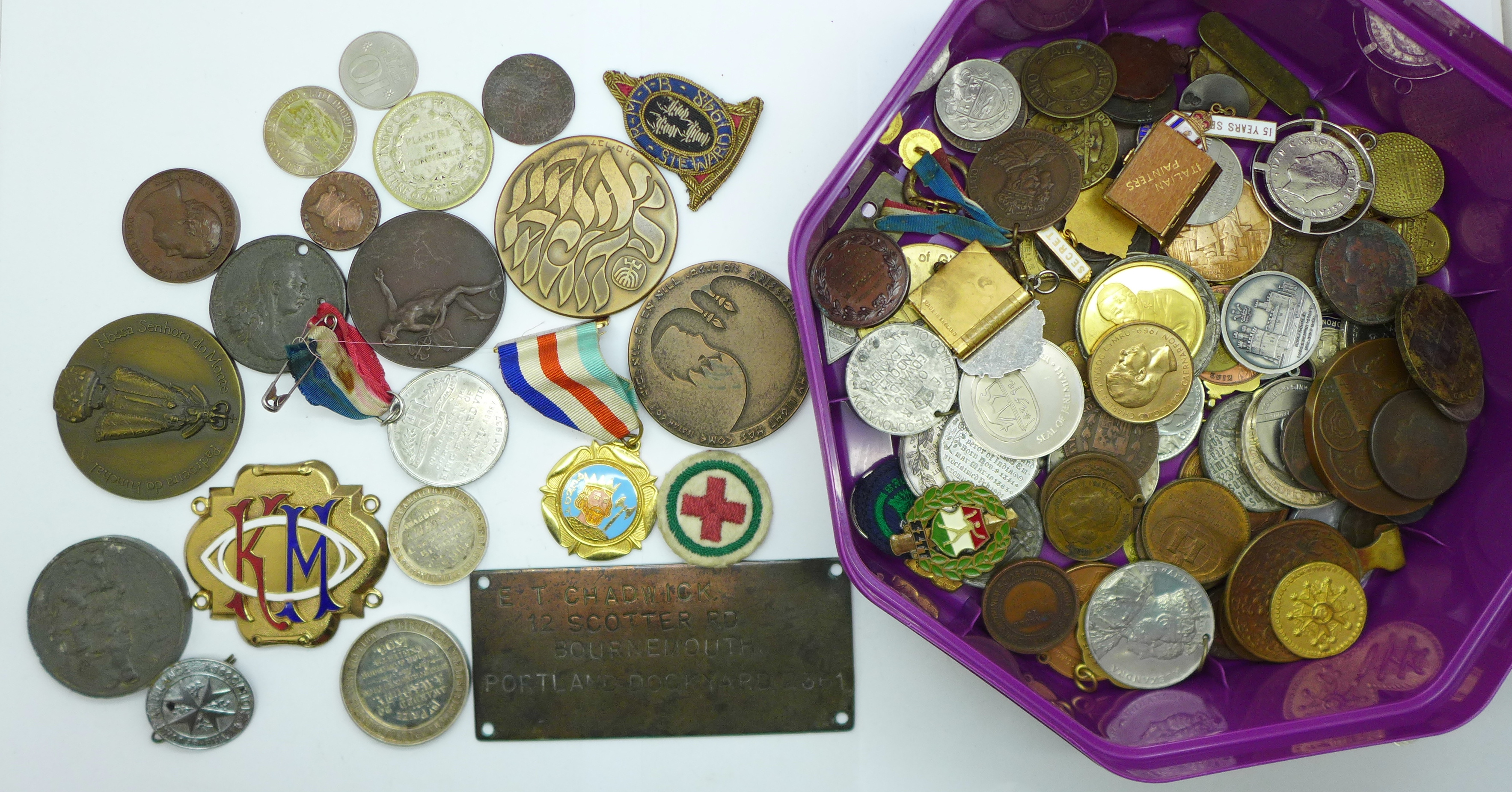 British and foreign medallions