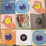 Eleven The Rolling Stones singles, mostly in original sleeves plus one EP