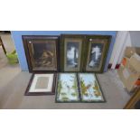 Assorted Victorian oils and prints