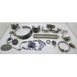 Jewellery including Mexican silver