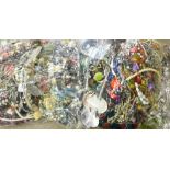 Costume necklaces, 4kg and assorted costume jewellery, 3kg