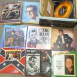 A box of mixed 1970's LP records, rock n roll, easy listening, classical, etc.