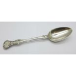 A Victorian silver spoon, London 1847, 97g