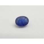 An unmounted sapphire, 2.3carat weight