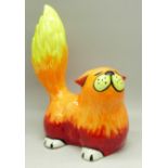 Lorna Bailey Pottery, ?Marmalade the Cat?, 13cm, produced for the American market, marked USA and