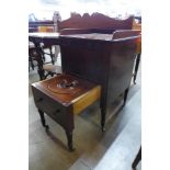 A George IV mahogany night stand, manner of Gillows, Lancaster