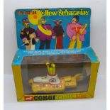 A Corgi Toys Beatles Yellow Submarine, boxed, repair to box, lacking plastic box inner