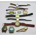 Mechanical wristwatches, a/f