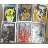 A box of 1990's Batman comics, in protective wrappers (99)