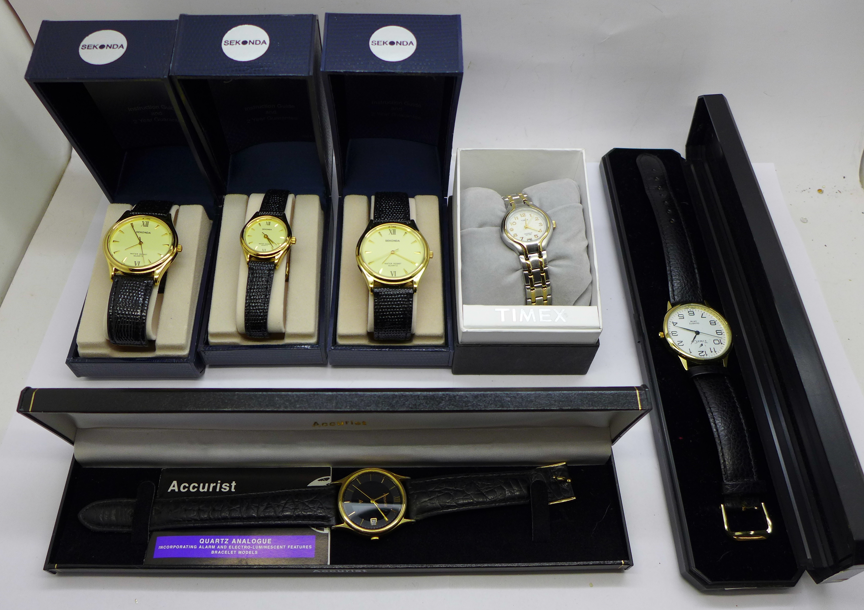 Wristwatches, boxed