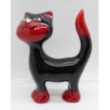 Lorna Bailey Pottery. ?Precious the Cat?, H:13cms. Signed on the base