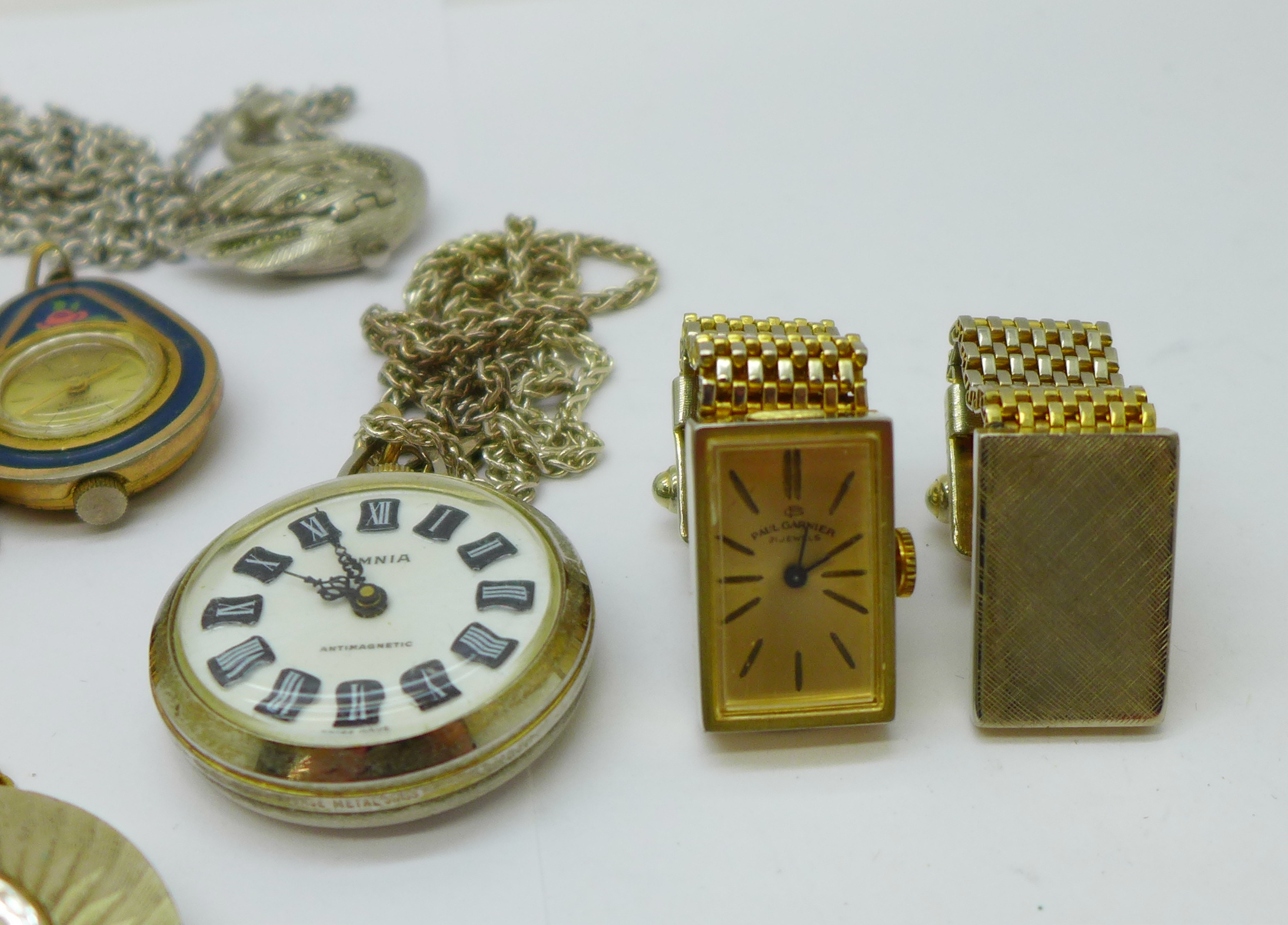 A collection of lady's pendant and fob watches - Bild 4 aus 4