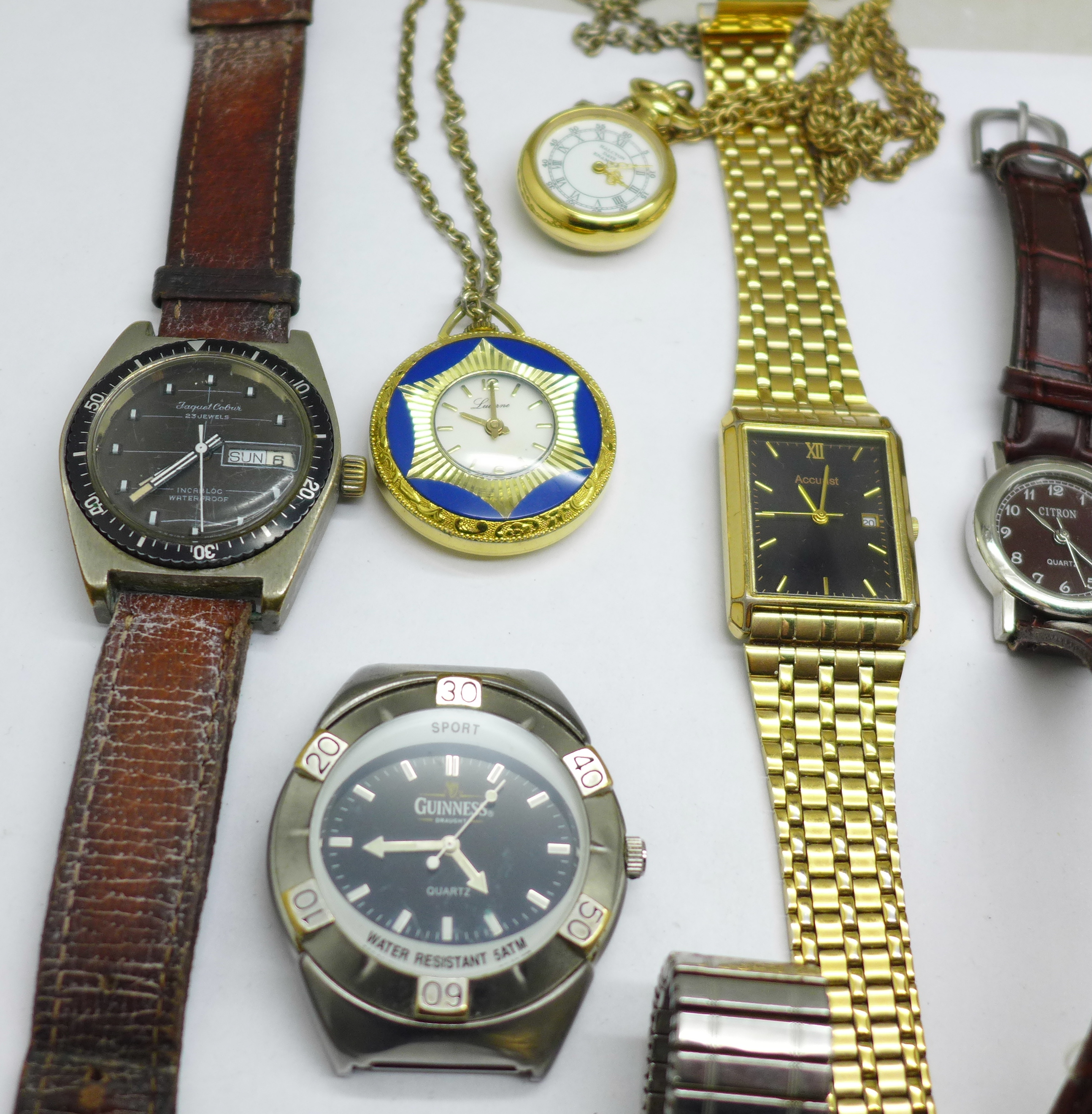 A collection of watches including Art Deco Bulova and Jaquet Cobur - Bild 2 aus 6