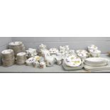 A large collection of Royal Worcester Evesham dinnerwares, over 140 pieces, three vegetable dishes